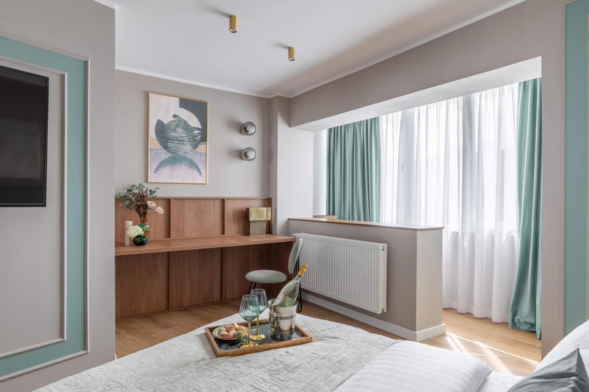 Holt - Sublime Minty Green 1Br On The Park Bucarest Exterior foto
